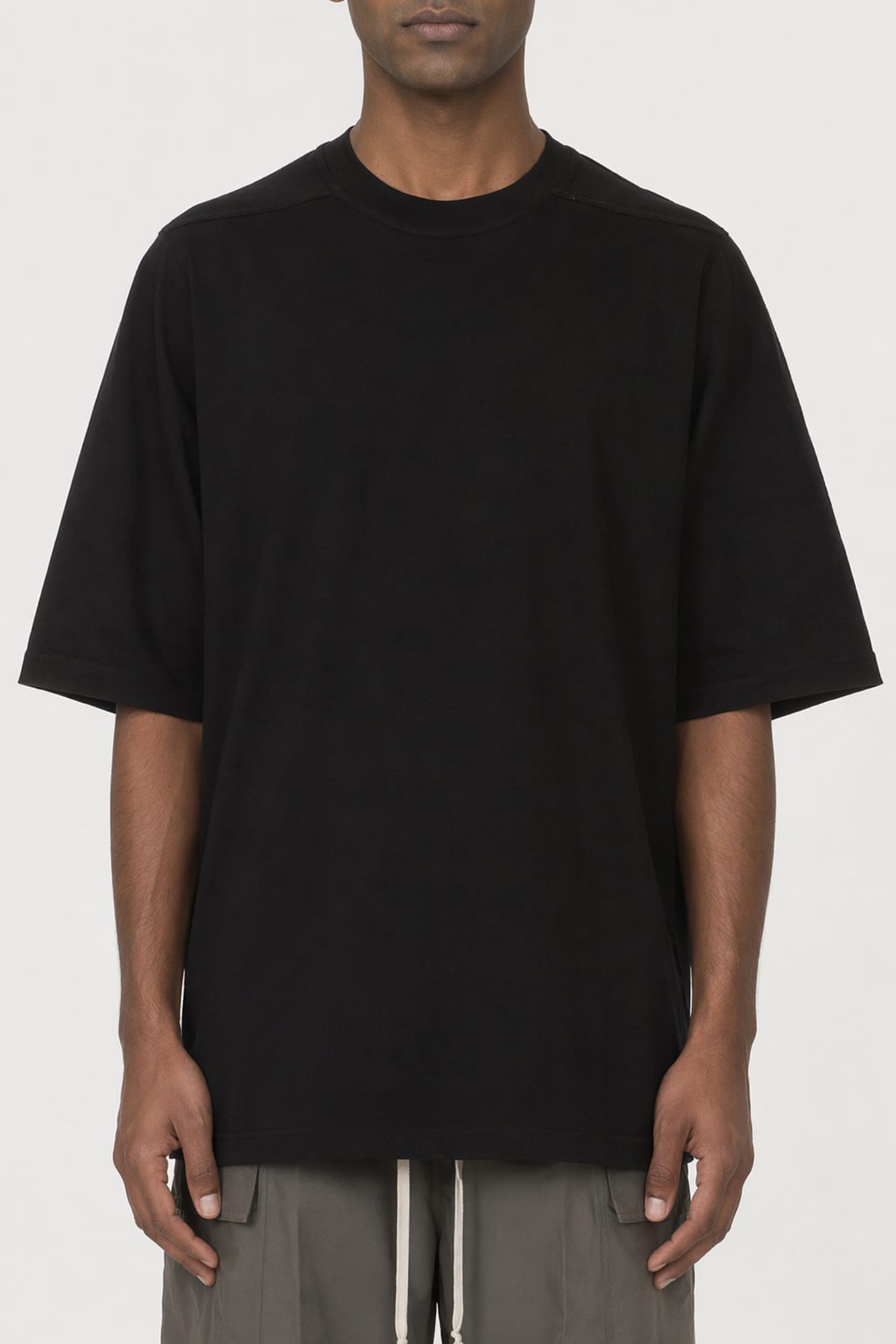 Rick Owens Mens Jumbo Short Sleeve T in Black – Antidote Fashion
