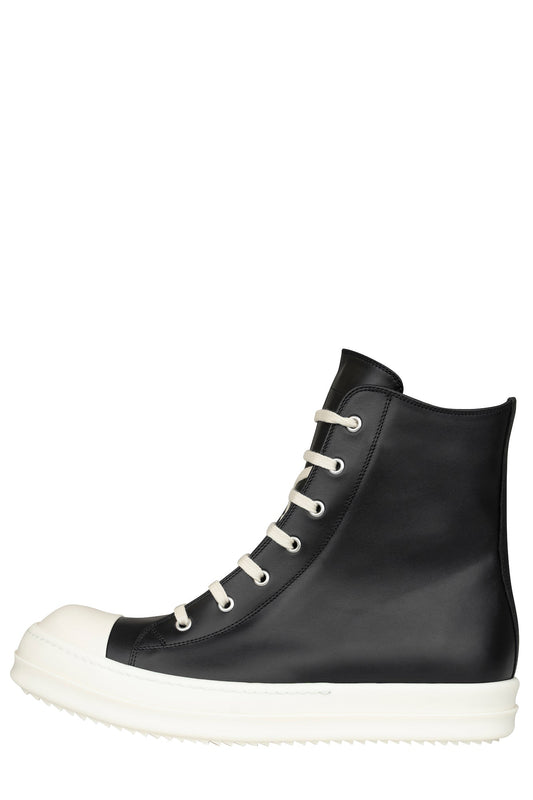 Rick Owens Mens Ramone in Black Milk