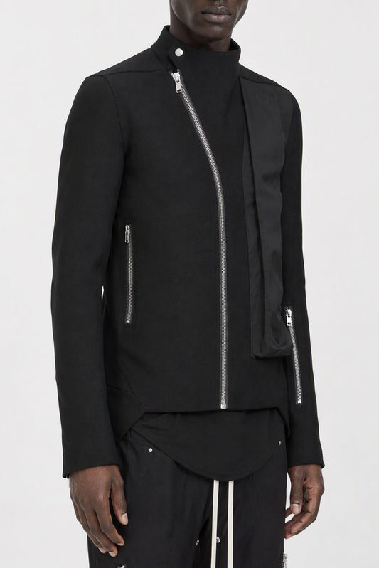 Rick Owens Mens Release Jacket in Black side