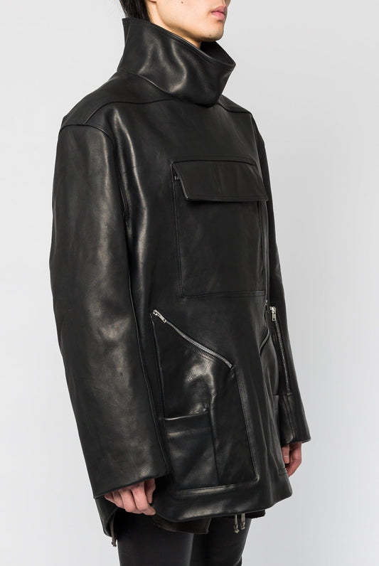 Rick Owens Mountaineering Smock in Black side