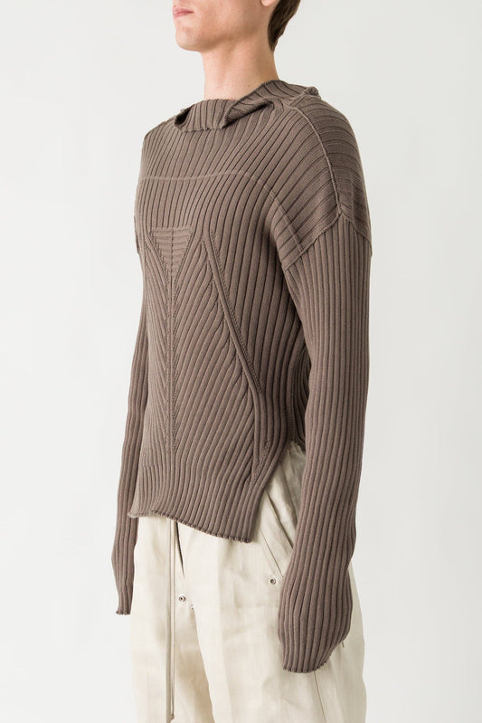 Rick Owens Tabard Sweater in Dust SS25 side