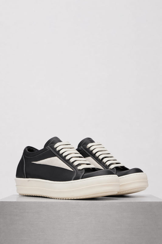 Rick Owens Vintage Sneakers in Black/Milk side