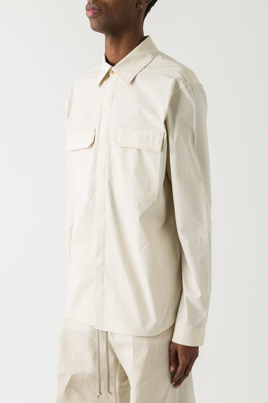 Rick Owens Work Shirt in Dinge SS25 side