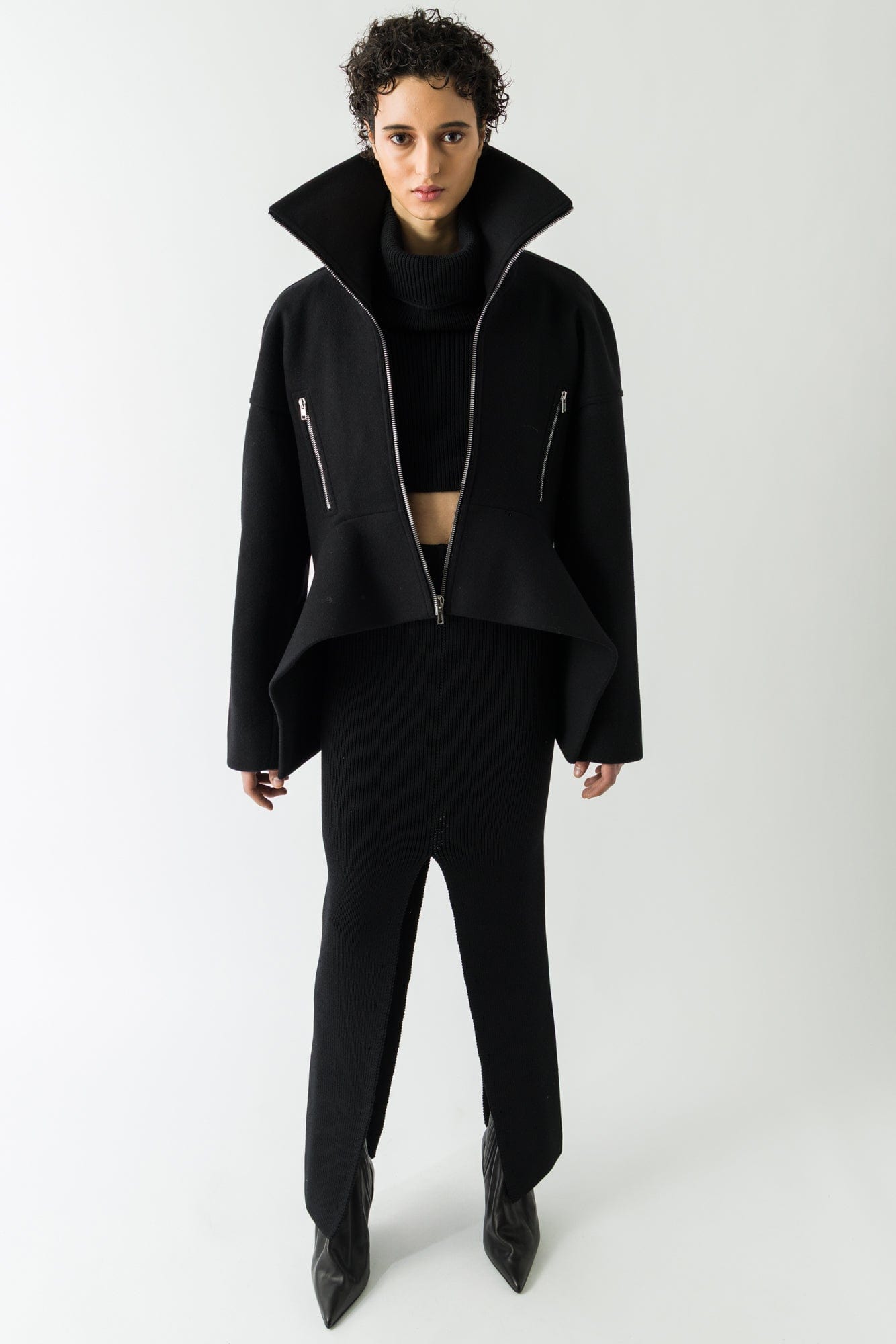 Rick Owens Draculimo Jacket full look