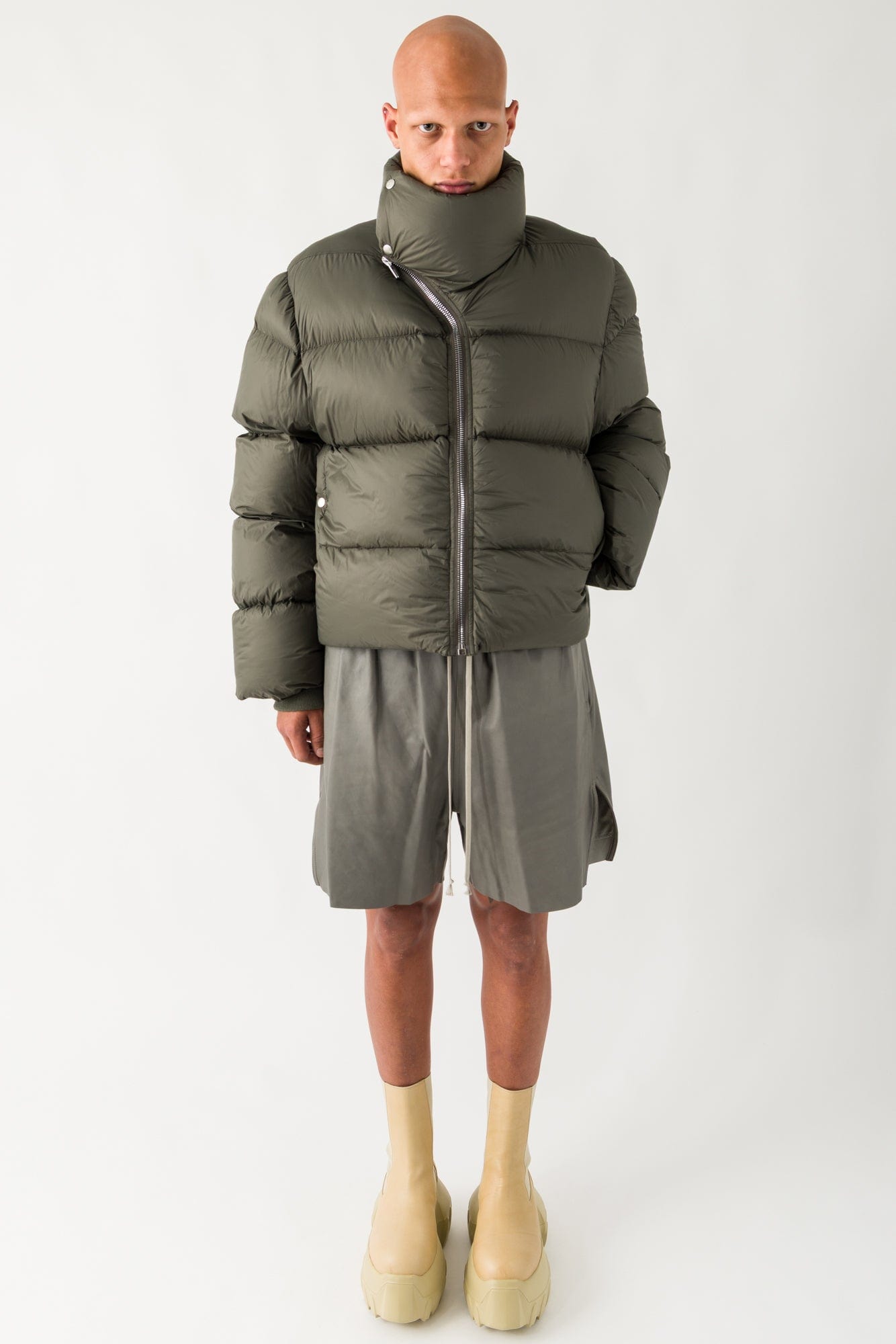 Rick Owens Turtle Jacket in Bosco
