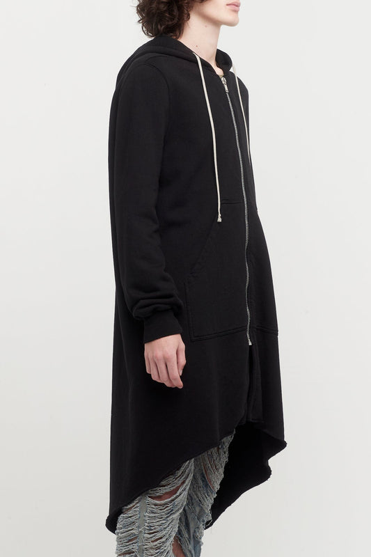 Rick Owens DRKSHDW Fishtail Parka in Black side
