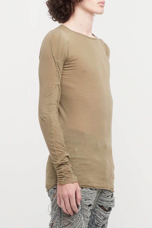 Rick Owens DRKSHDW Scarification LS T in Pale Green side
