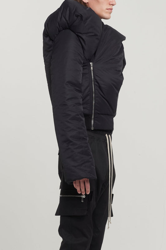 Rick Owens DRKSHDW Doll Bomber in Black side