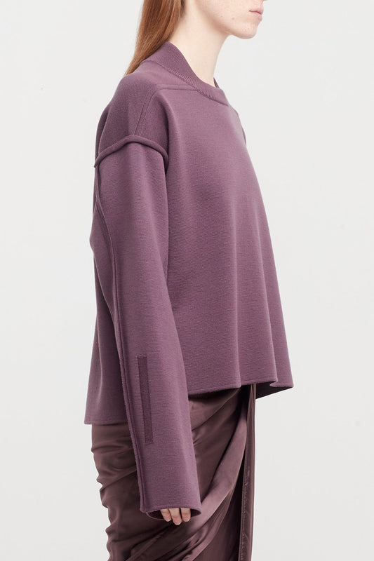 Rick Owens Tommy Lupetto in Amethyst womens side