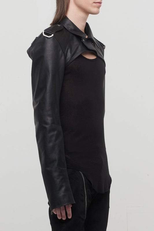 Rick Owens Biker Sleeves in Black side