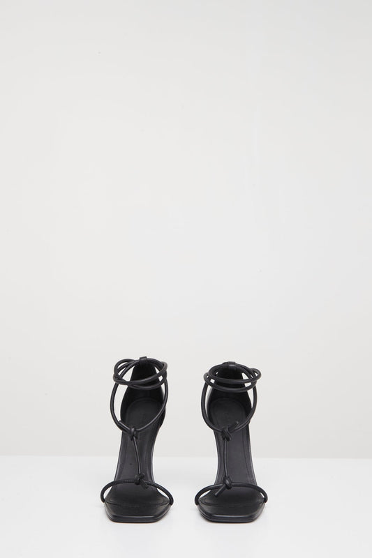 Rick Owens Cantilever 12T Straps Sandal in Black front