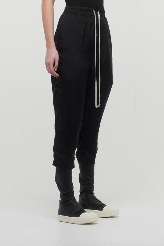 Rick Owens Cropped Drawstring Astaires in Black side