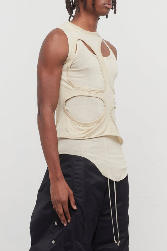Rick Owens DRKSHDW Membrane Top I in Pearl side