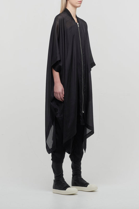 Rick Owens Short Sleeve Flight Poncho side