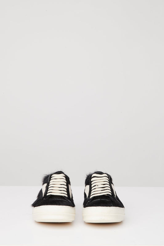 Rick Owens Vintage Sneaks in Black Calf Hair front
