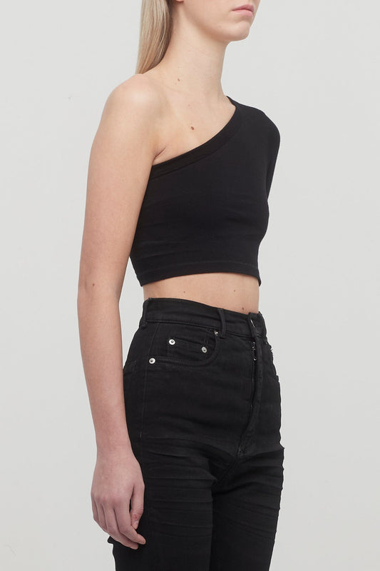 Rick Owens Ziggy Top in Black side