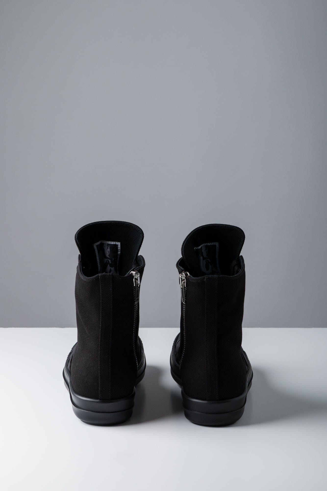 Rick Owens DRKSHDW Hustler Sneaks in All Black SS25 back