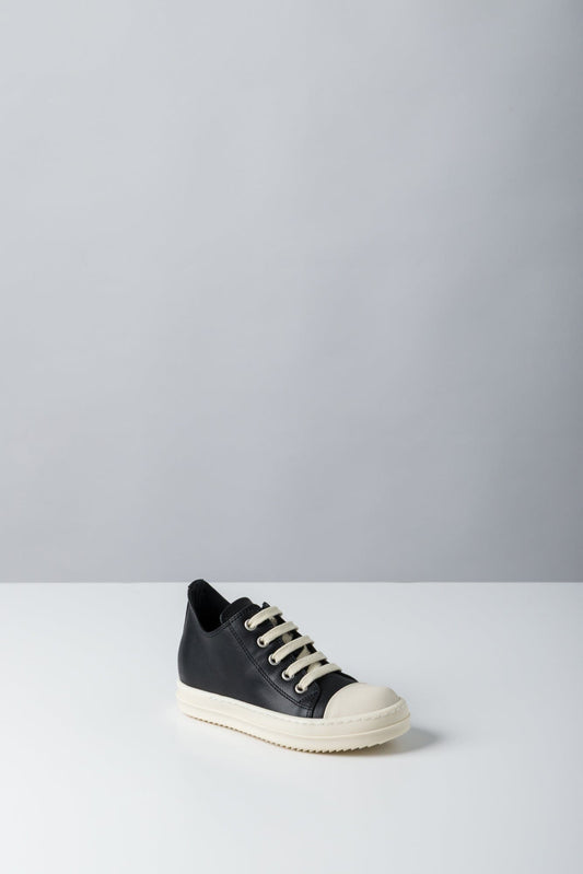 Rick Owens Baby Low Sneaks in Black side