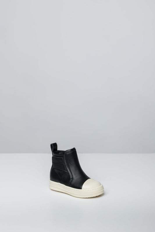Rick Owens Baby Beatle Sneaks in Black front angle