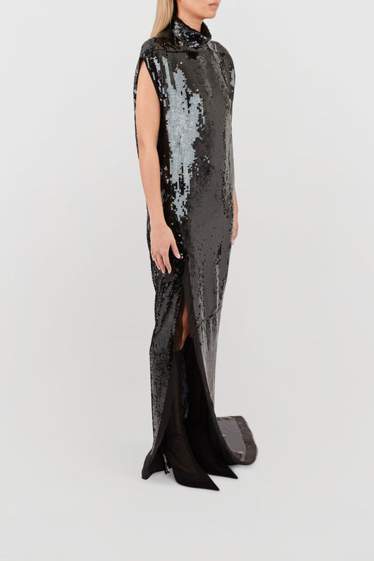 Rick Owens Edfu T Dress in Black side