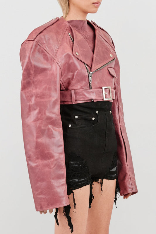 Rick Owens Micro Biker in Thulian side