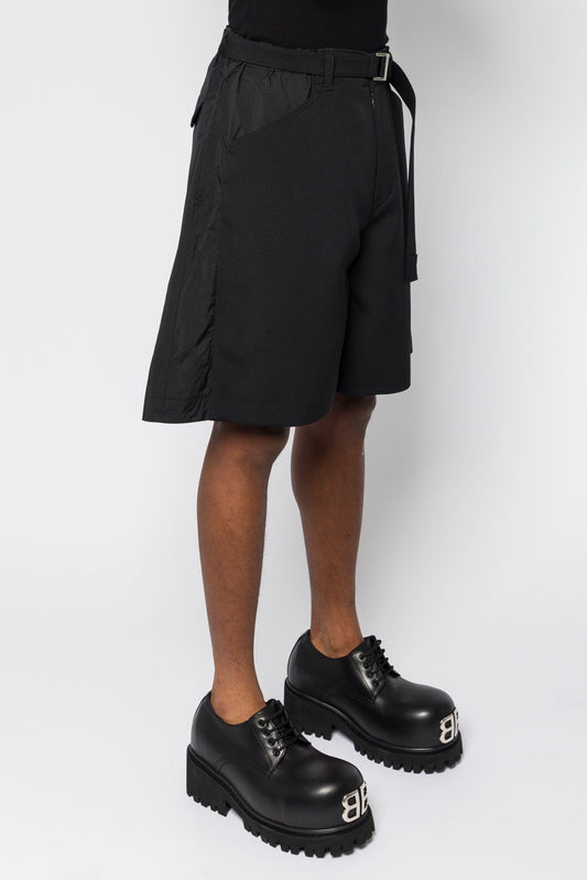 Sacai Matelasse Twill Mix Shorts side