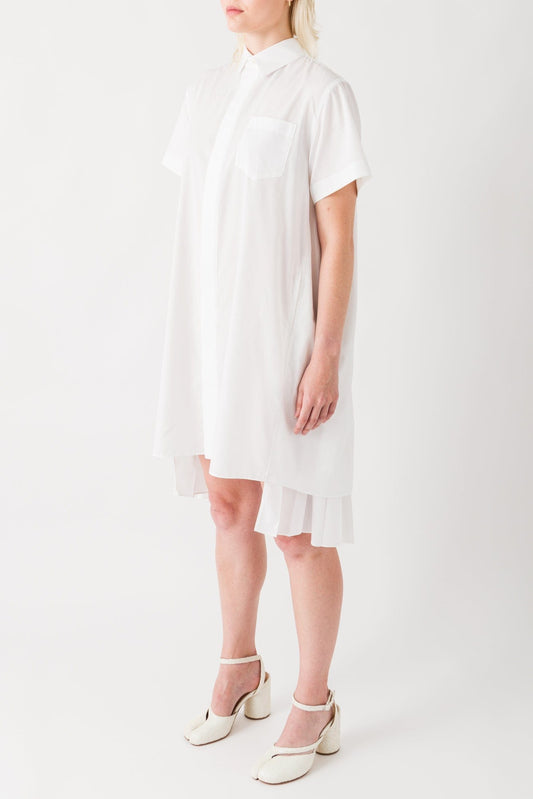 Sacai Cotton Poplin Dress SS25 side