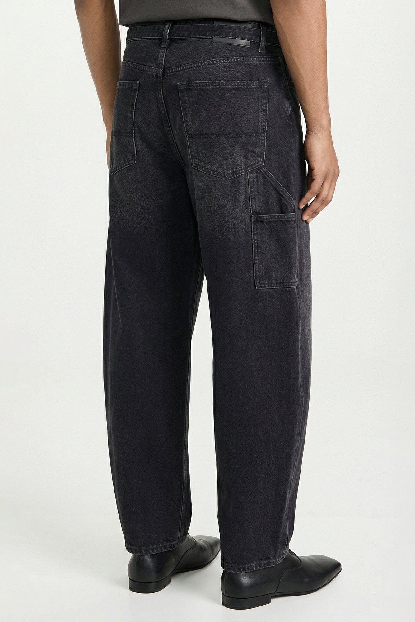 Sacai Denim Pants in Black back