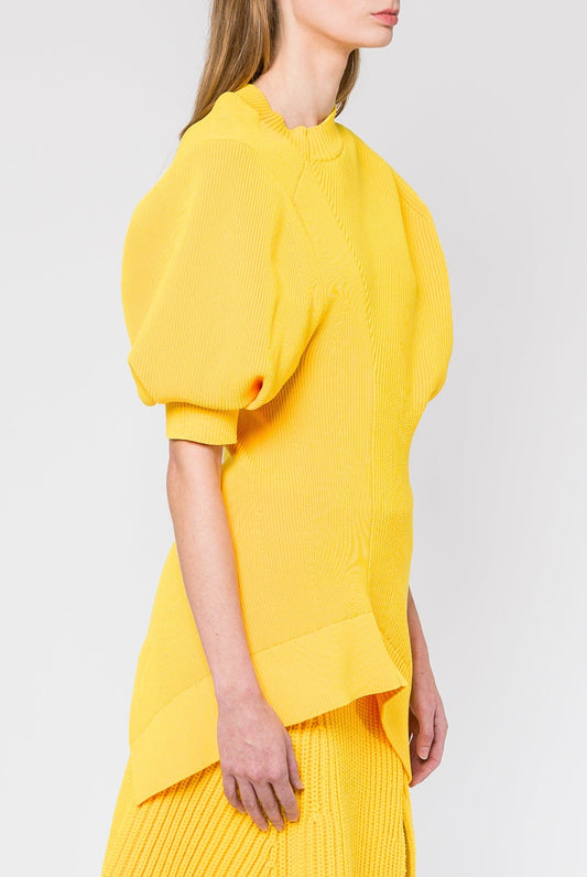 Sacai Knit Pullover in Yellow side