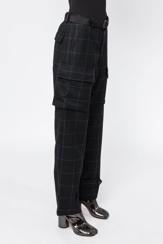 Sacai Windowpane Pants side