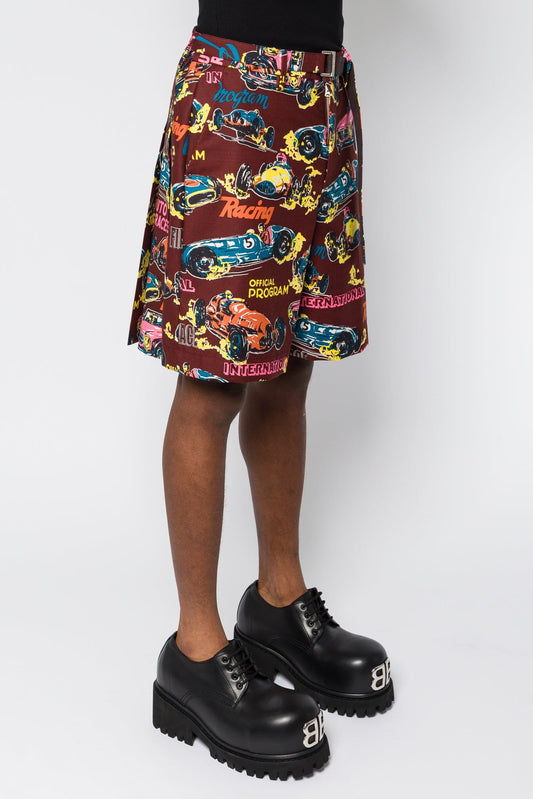 Sacai Car Race Shorts side