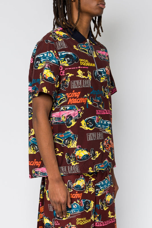 Sacai Car Race Polo Shirt side