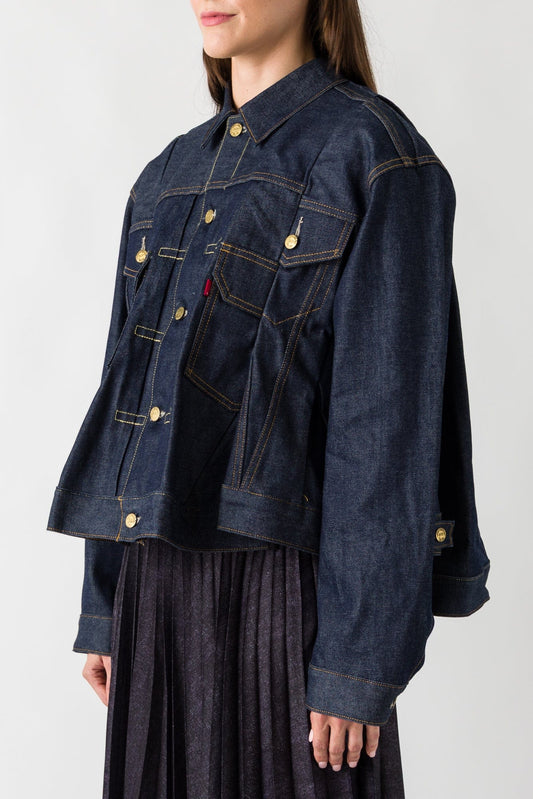 Sacai Levi's Denim Jacket in Indigo side