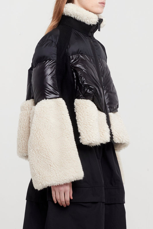 Sacai Faux Shearling Padded Blouson side