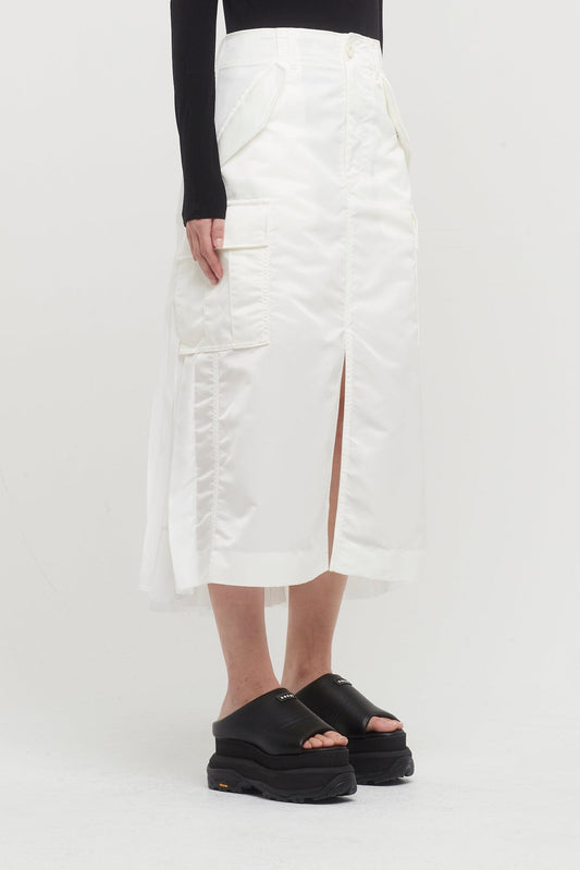 Sacai Nylon Twill Skirt Pants side
