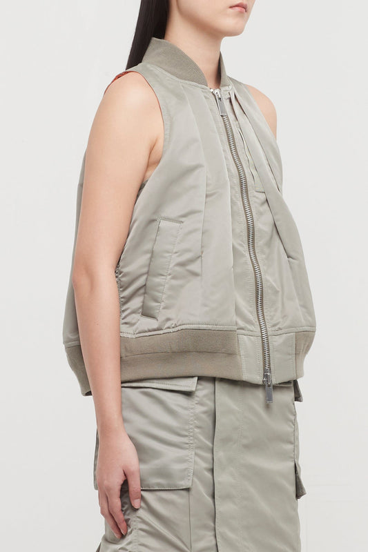 Sacai Nylon Twill Vest side