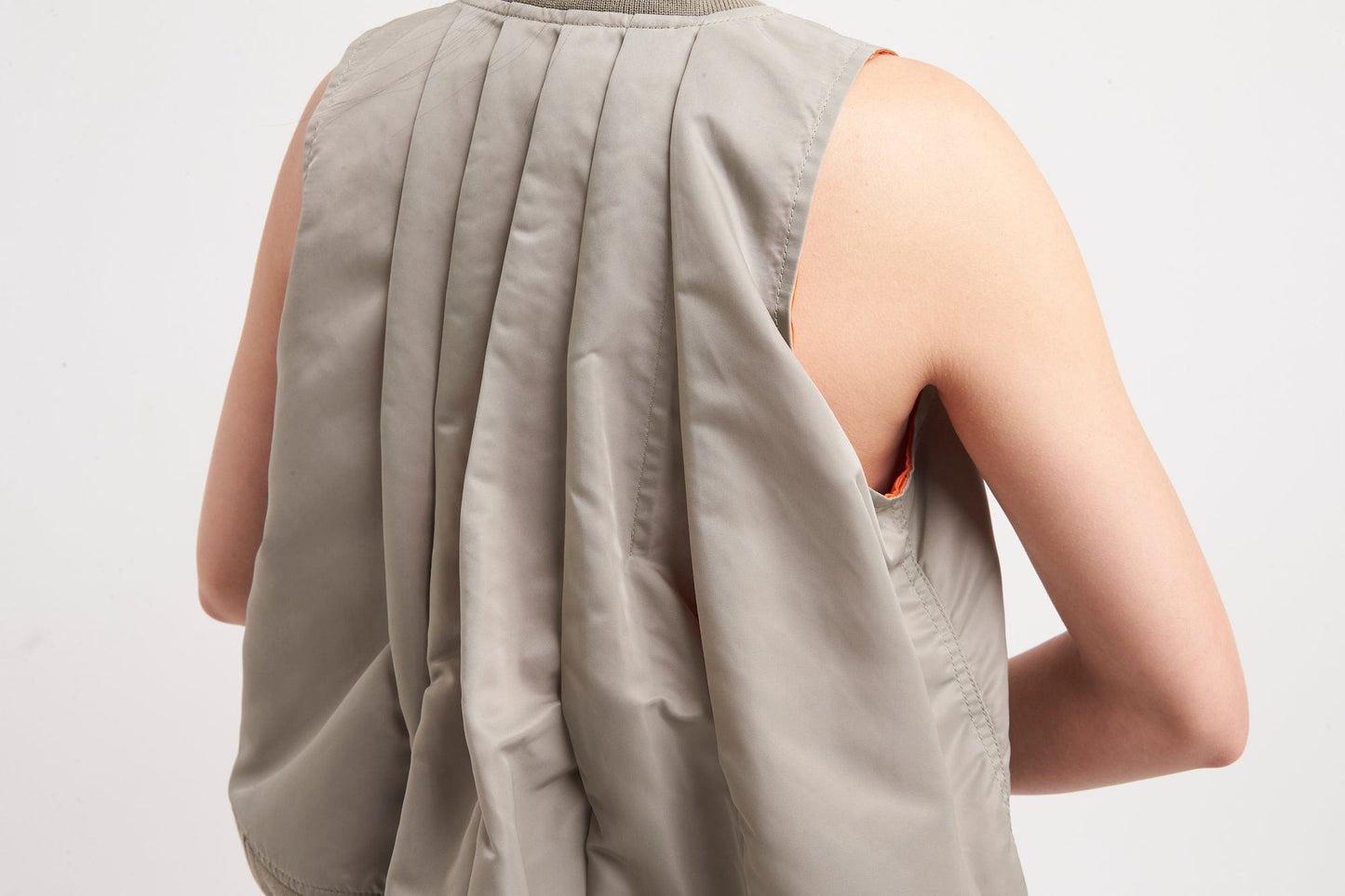 Sacai Nylon Twill Vest back detail