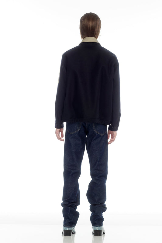 Sacai Wool Melton LS Shirt back
