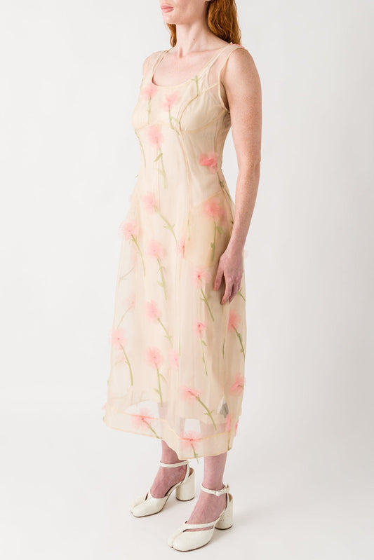 Simone Rocha Balconette Bust Detail Dress side