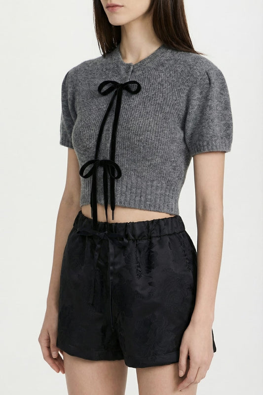 Simone Rocha Cropped Cashmere Cardigan SS26 side