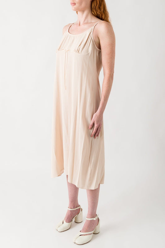 Simone Rocha Negligee Bow Detail Slip Dress in Nude side