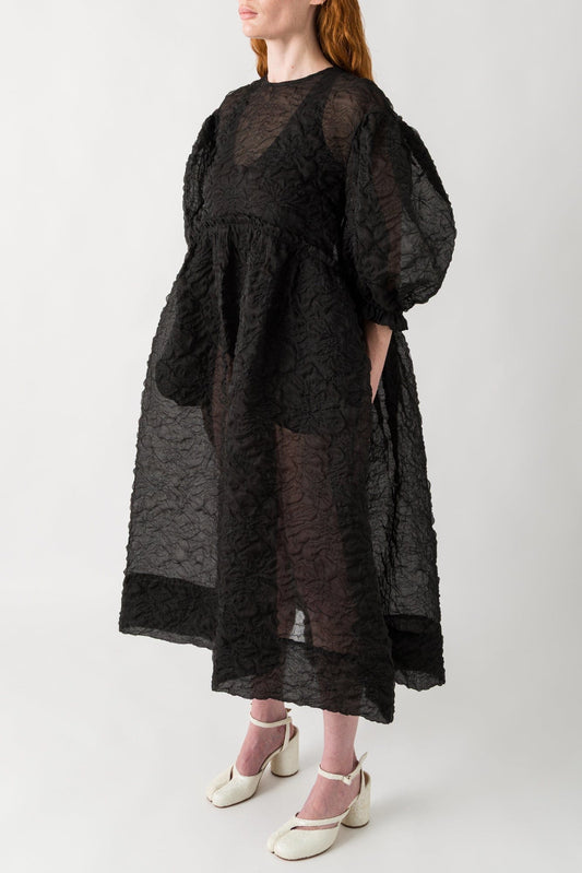 Simone Rocha Ruffle Frill Detail Smock Dress side