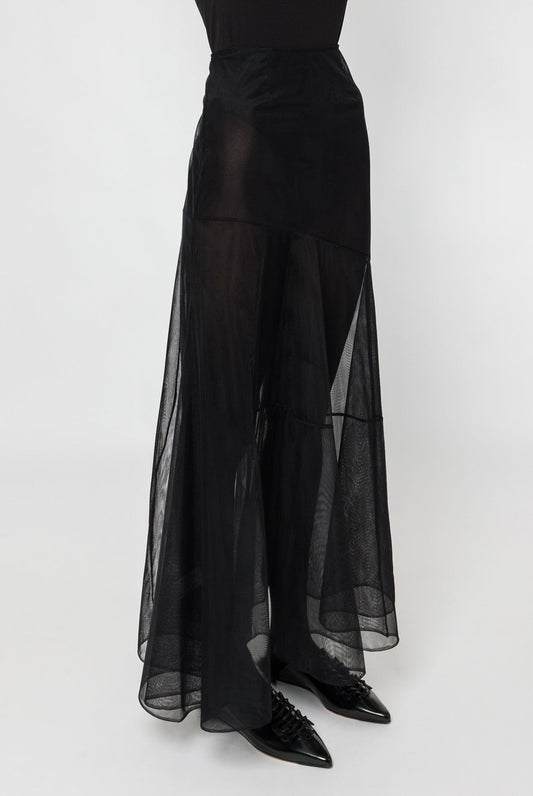 Simone Rocha Sheer Bias Cut Skirt side