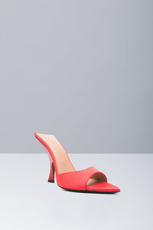 The Attico Ester Mule in Red side