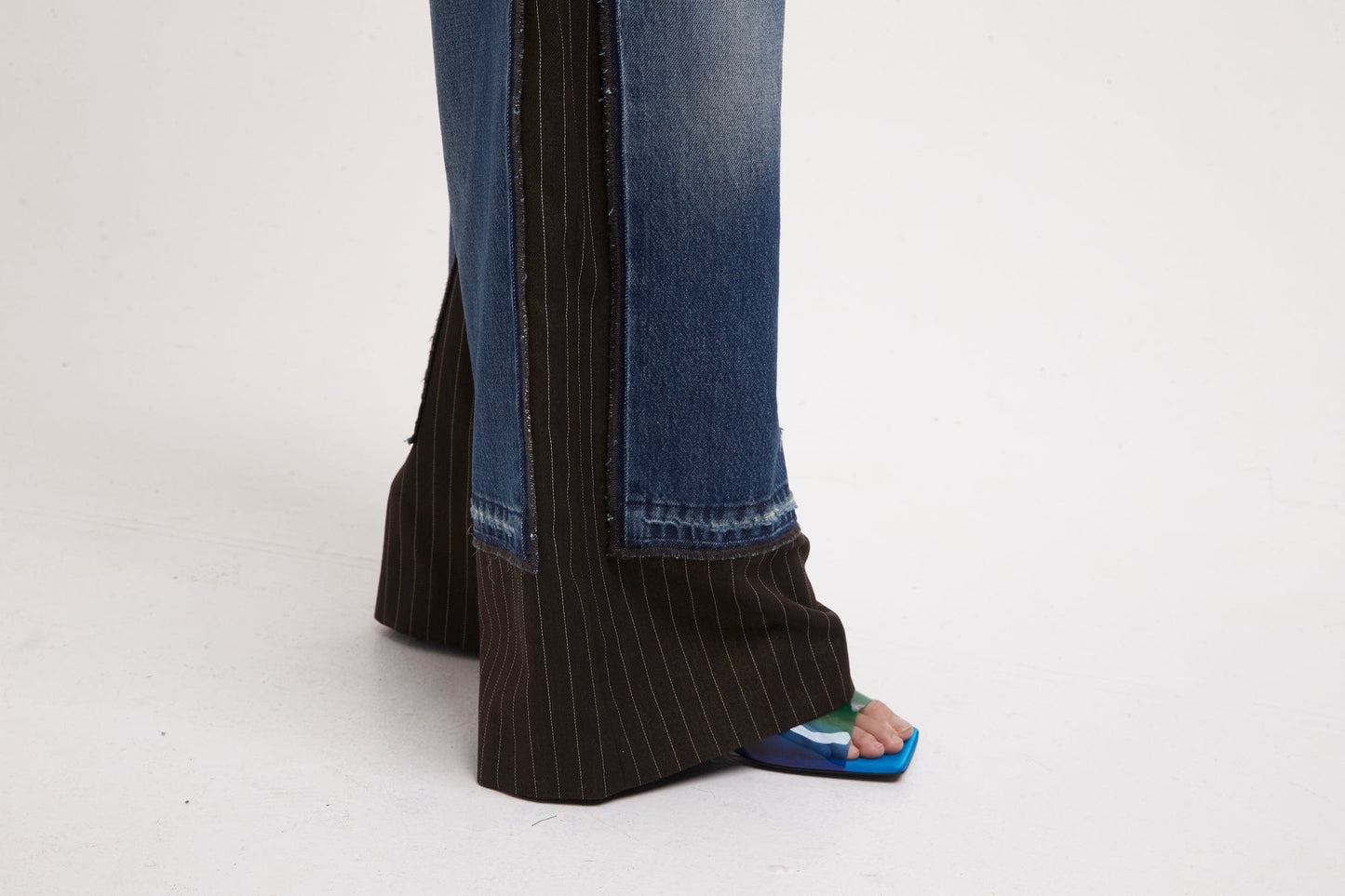 Jean Paul Gaultier Oversize Trousers with Denim Details detail 2