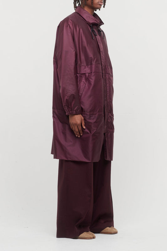 Dries Van Noten Vawson Jacket in Aubergine side