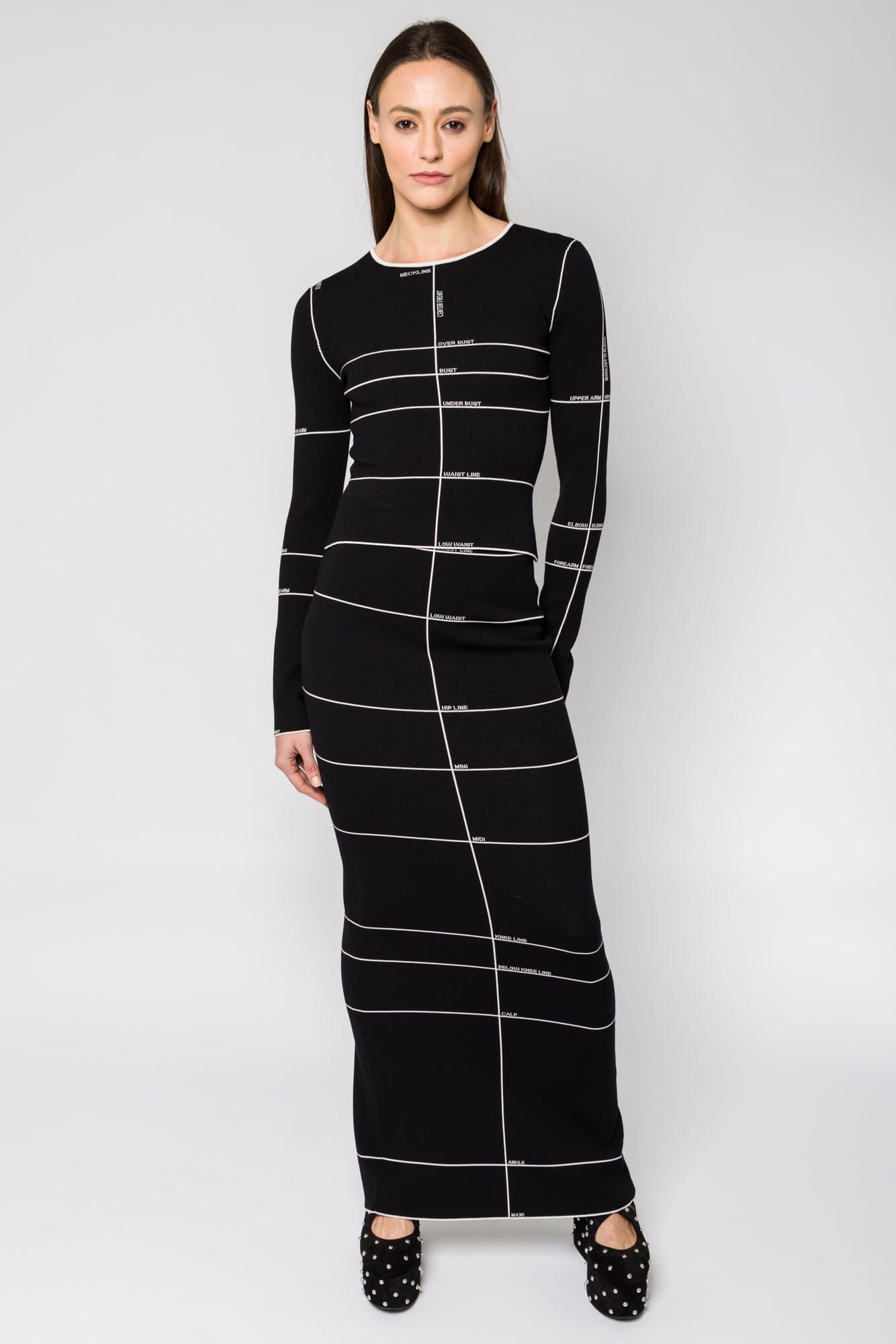 Vetements Knitted Maxi Skirt full look