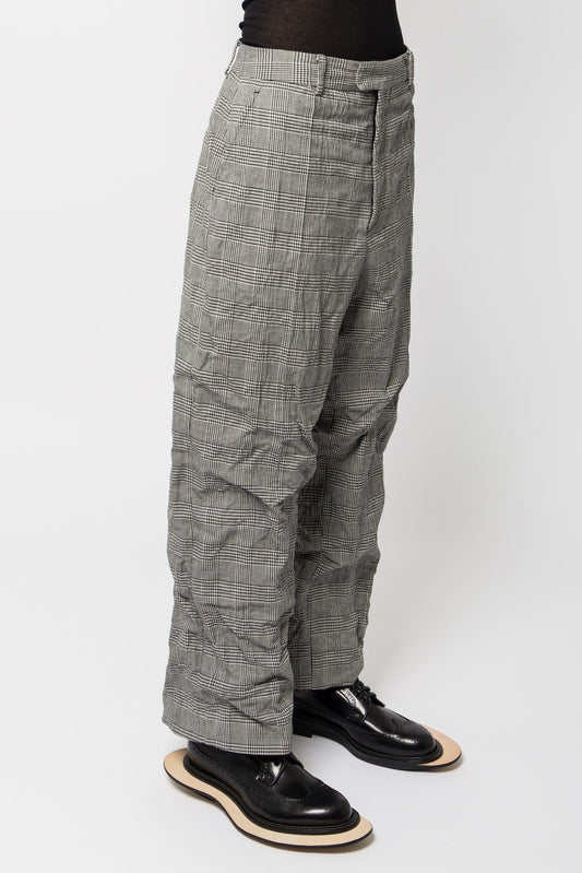 Vetements Metalized Wrinkled Tailored Pants