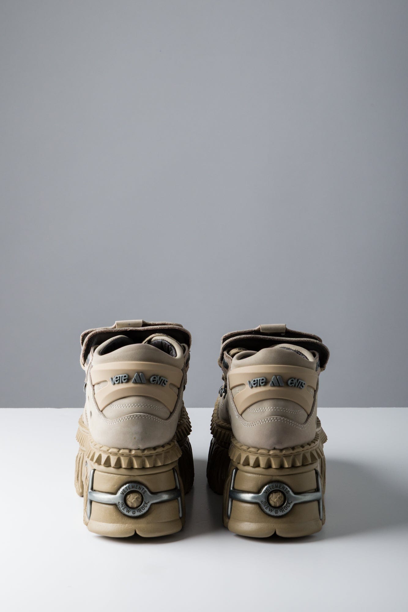 Vetements Fire Platform Sneakers back