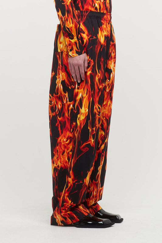 Vetements Fire Lounge Pants side